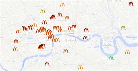 macdonalds|mcdonald's in london map.